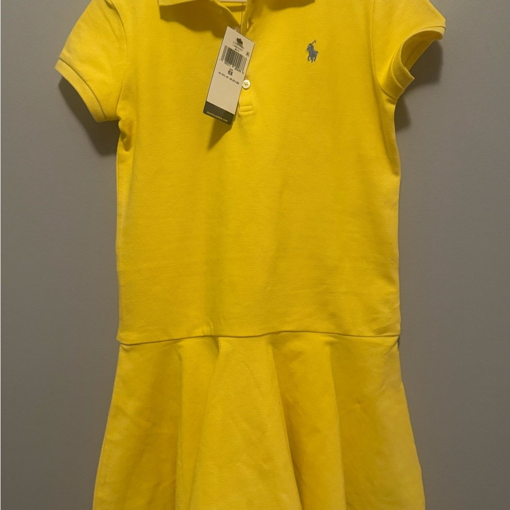 Polo by Ralph Lauren Bright Yellow Kids Dress